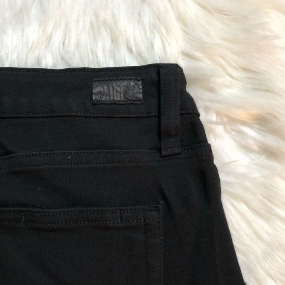 Paige Jeans Indio Zip Black over dye D8 - Picture 4 of 8